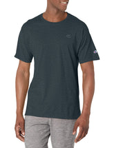 Champion Classic, Everyday Tee, Comfortable Soft Men's T-Shirt (Reg. or Big, Granite Heather, Large Tall